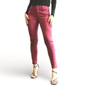 NEW! High Rise PInk Rose 5 Pocket Skinny Ankle Pants Jeans Size 4 (Regular) 🩷